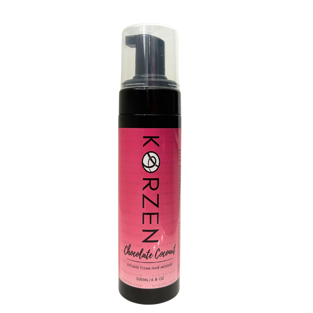 Korzen Hair Chocolate Coconut Hair Foam Mousse
